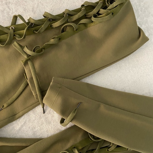 Puma By Rihanna Fenty Stretch pants olive green (Leggings) - Picture 3 of 13